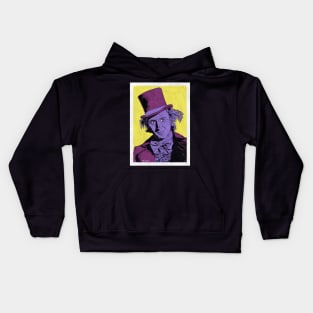 WILLY WONKA (Pop Art) Kids Hoodie